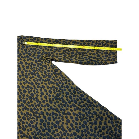 Ann Taylor Loft Women’s Jacquard Leopard Print Fall Classic Brown Medium‎ Dress - Picture 5 of 7